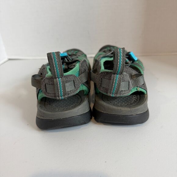 Keen Women's Whisper Waterproof Outdoor Hiking Sandals Gray Green Size 7 - Picture 4 of 9